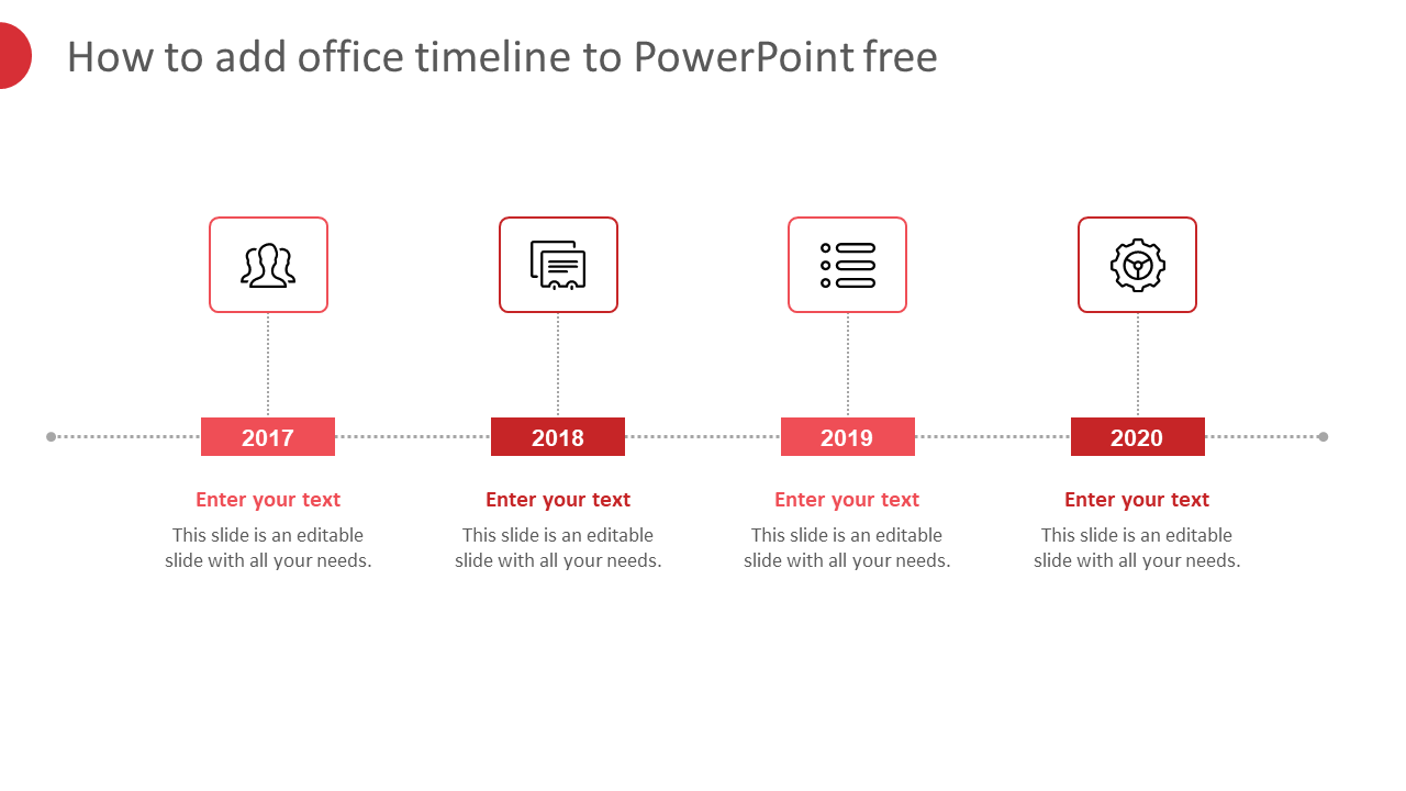 Free - How To Add Office Timeline To PowerPoint Free Designs